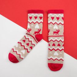 KAFTAN / Set of women's socks "Bear" s. 36-40, 2 pairs