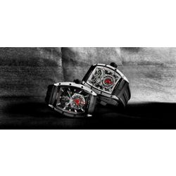 CVSTOS / Orologio da polso meccanico svizzero in titanio Challenge Jet-Liner Jetliner-II-PS-TI-Black