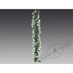 Holiday Classics / Fir garland "Snow Delight", 1.80 m