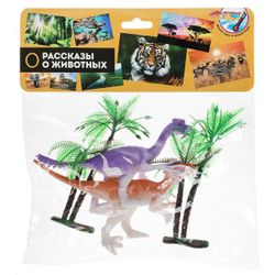 Играем вместе / Let's play together / Dinosaurs plastisol toys set