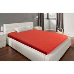Этель / Bettlaken 150x220 cm, rot, Popeline, 125 g/m²
