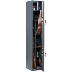 Safe AIKO weapons "Berkut 150", 1480 x300 x300 mm, 34 kg, on 4 barrels, 2 key locks