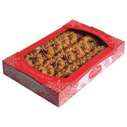 BELOGORIE / Tereyağlı kurabiyeler "Camilla" dekorlu koyu sırlı, 550 g