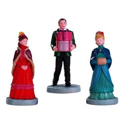 Figurenset 'Neue Partyhüte', 7 cm (3 Stück), LEMAX