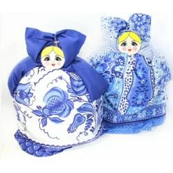 Фабрика Матрешек / Matryoshka Factory / Teapot Dolls, large, 2 pcs.