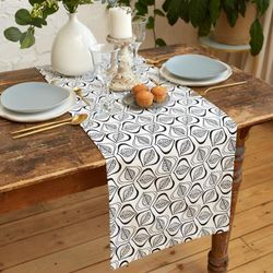 Этель / Table runner Leaves 40x149cm, 100% cotton, twill 190 g / m2