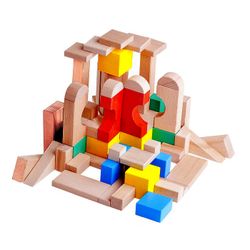 DESKTOP CONSTRUCTOR in Kartonverpackung in Thermofolie - 60 farbige Teile für Kinder ab 2 Jahren