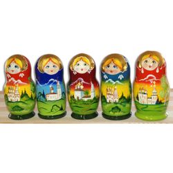 Лаврово / Matryoshka 5 places Architecture - Souvenir