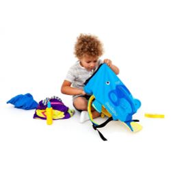 Trunki / Backpack for the pool and the beach "Coral fish"