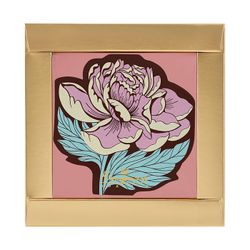Chocolate greeting card "Peony"