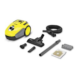 Vacuum cleaner KARCHER (KARCHER) VC2, with dust bag power consumption: 700 W, yellow