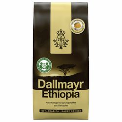 DALLMAYR / Coffee beans "Ethiopia", arabica 100%, vacuum packaging 500 g