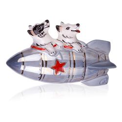 Фарфоровая мануфактура / Christmas tree toy "Belka and Strelka"