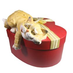 Ремеко / Decorative figure "Sleeping Cat", L25 W12 H9 cm