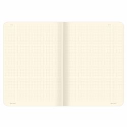 BRAUBERG / Notebook 40 l. point to point cover SoftTouch, beige paper 70 g / m2, stitching, А5 (147х210 mm), FLOWERS / 10 pcs.