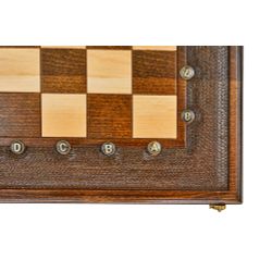GamesDealer / Chess + backgammon carved "Gambit 1" 60, Simonyan