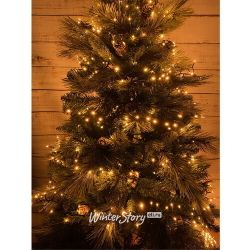 Kaemingk / Christmas tree tiered garland 180 cm Easy Light - Lumineo Snake, 540 extra warm white LED, green PVC, dimmer, IP44