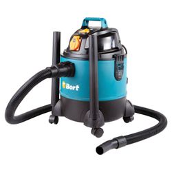 Universal vacuum cleaner, 1200 W, dry/wet cleaning, 250 W suction force, 20 litre tank, BORT BSS-1220-Pro
