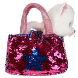 Мой питомец / peluche "Gato en un bolso de lentejuelas"