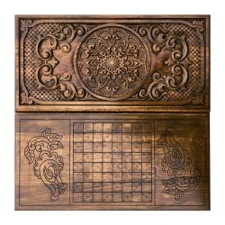 GamesDealer / Backgammon intagliato "Shining 4", 50 Ustyan