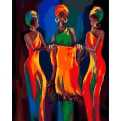 Опт-картина / Pittura con numeri 40x50 GX 33350 Ragazze brillanti