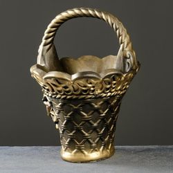 Хорошие сувениры / Figurenkübel "Korb mit Blumen" 38x25 cm