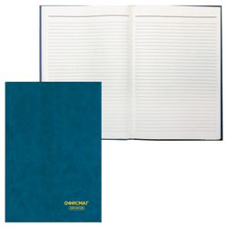 Book accounting 96 sheets, A4 200x290 mm OFFICEMAG, line, hard cover of cardboard, boomvinil, block offset