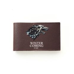 Porte-cartes de visite "Game of Thrones, Starkey" chocolat