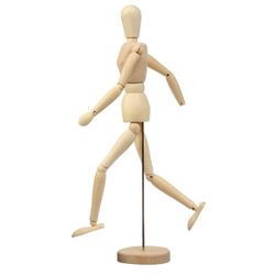 Calligrata / Wooden model "Man", 41 cm