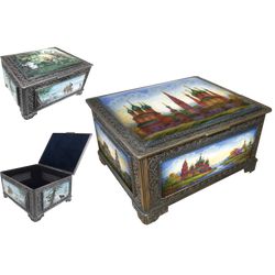 Ростовская финифть / Casket "Old Yaroslavl"