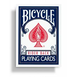 GamesDealer / Fahrrad 807/808 classic Tuck Rider back std rot / blau Karten