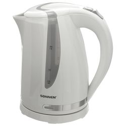 KETTLE SONNEN KT-1743, 1.7 litres, 2200 w, closed heating element, plastic, white