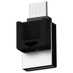 SILICON POWER / Flash Drive 16 GB, Mobile X20, OTG + USB 2.0, metal case, black