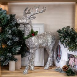 Luazon Lighting / Light figure "Deer silver"