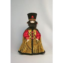 Потешный промысел / Porzellan-Souvenirpuppe "Boyarin in Tracht, 17. Jahrhundert"