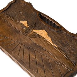 GamesDealer / Carved backgammon "Ararat" with handle 50, Haleyan