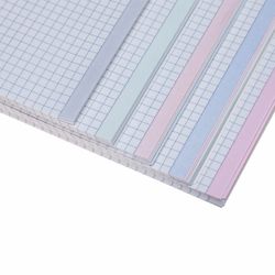 HATBER / Carnet A4 80 l. peigne, cage, couverture rigide, coupe 5 couleurs, "Equalizer" / 12 pcs.