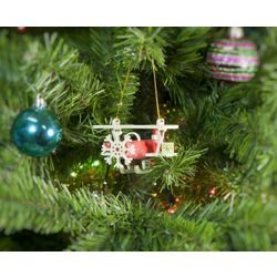 Toy Christmas tree "Plane Biplan" 3020 Santa Winter