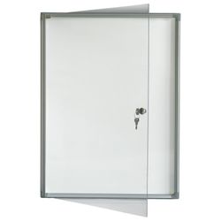Board-showcase magnetic marker on 6 A4 sheets, aluminum frame, lock, OFFICE, "2x3" (Poland)