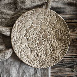 Антикварня / Antique / Medium plate "Caramel-1"