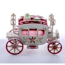 Toy Christmas tree "Carriage covered" 3020 Red Classic