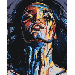 Опт-картина / Painting by numbers CAKADU 40x50 Bright portrait