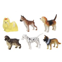Играем вместе / Let's play together / Set of toys from plastisol "Dogs"