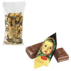 RED OCTOBER / Chocolate sweets "Alenka", wafer, milk-nut, 1000 g, package