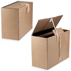 The box is archival (380х280х170 mm), 2 ties, corrugated cardboard, up to 1,600 sheets