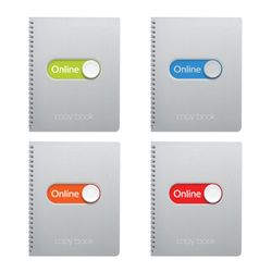 BRAUBERG / Notebook A5, 48 sh., ECO, comb, cage, cardboard cover, ONLINE / 10 pcs.