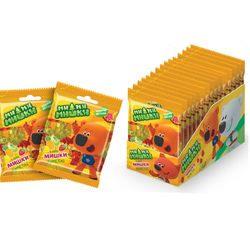 Конфитрейд / "MI-MI-BEARS" Vitafruit chewing marmalade "JU-JU-JUV" 1kor * 6bl * 15pcs 65gr.