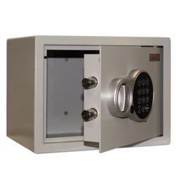 Safe office (furniture) lightweight design AIKO "T-23 EL", 230 x300 x250 mm, 5.5 kg, electronic lock, wall-mounted/semi