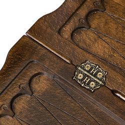 GamesDealer / Backgammon sculpté "Kremlin" avec poignée 60, Haleyan