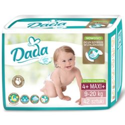 DADA / Baby diapers Extra Soft (MAXI +) (pack of 42 pcs.) 9-20 kg, No. 4 +